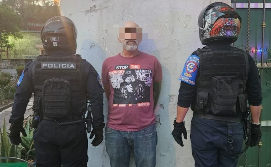 Detienen a hombre por agredir y herir a su pareja en la colonia Tlatelolco (08/05/2025). Foto: Especial