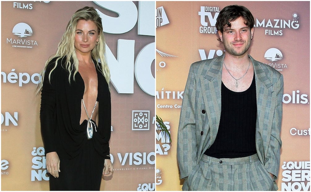 Ludwika Paleta y su hijo Nicolás Haza durante la alfombra roja de la película "Quieres ser mi novia".
Fotos: Clasos.