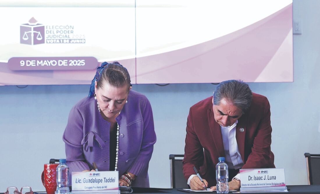 El INE hizo un balance de la elección judicial. Foto Especial