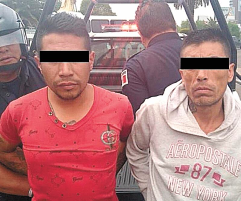 Denuncia. Policías detuvieron a Eduardo “N”, de 42 años, y Ramón “N”, de 36, quienes fueron identificados por sus víctimas. ESPECIAL