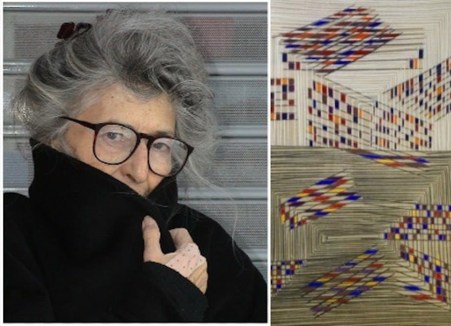 La artista plástica Myra Landau, falleció en 2018 y es reconocida por su exploración del gesto y la materia. Crédito: Mediateca INAH/ UNAM