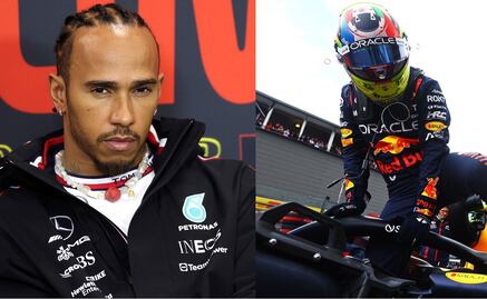 Lewis Hamilton se libra de culpas tras chocar con Checo Pérez: "No fue intencional"