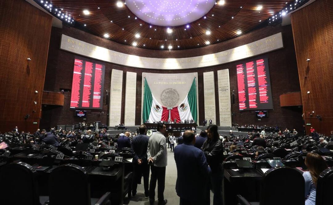 Diputados en San Lázaro discuten este 10 de diciembre del 2024, la aprobación de leyes secundarias a la reforma judicial. Foto: Especial