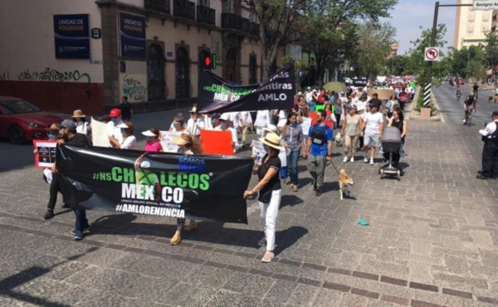 Realizan en los estados marcha contra AMLO