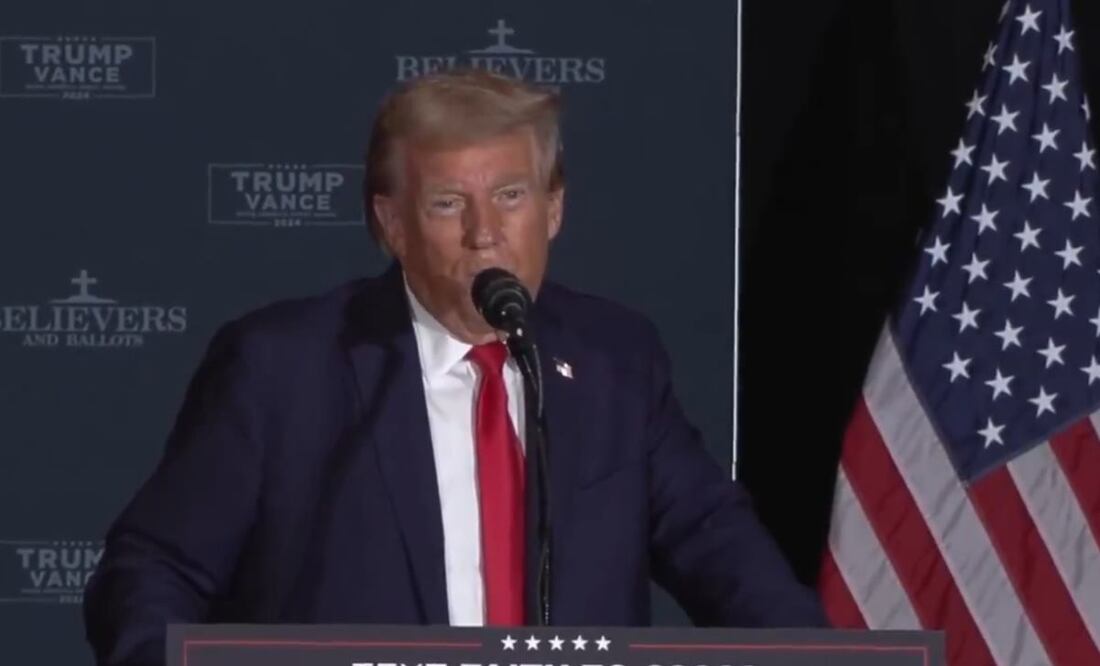 Donald Trump, candidato republicano a la Casa Blanca y exmandatario estadounidense . Foto: X @realDonaldTrump