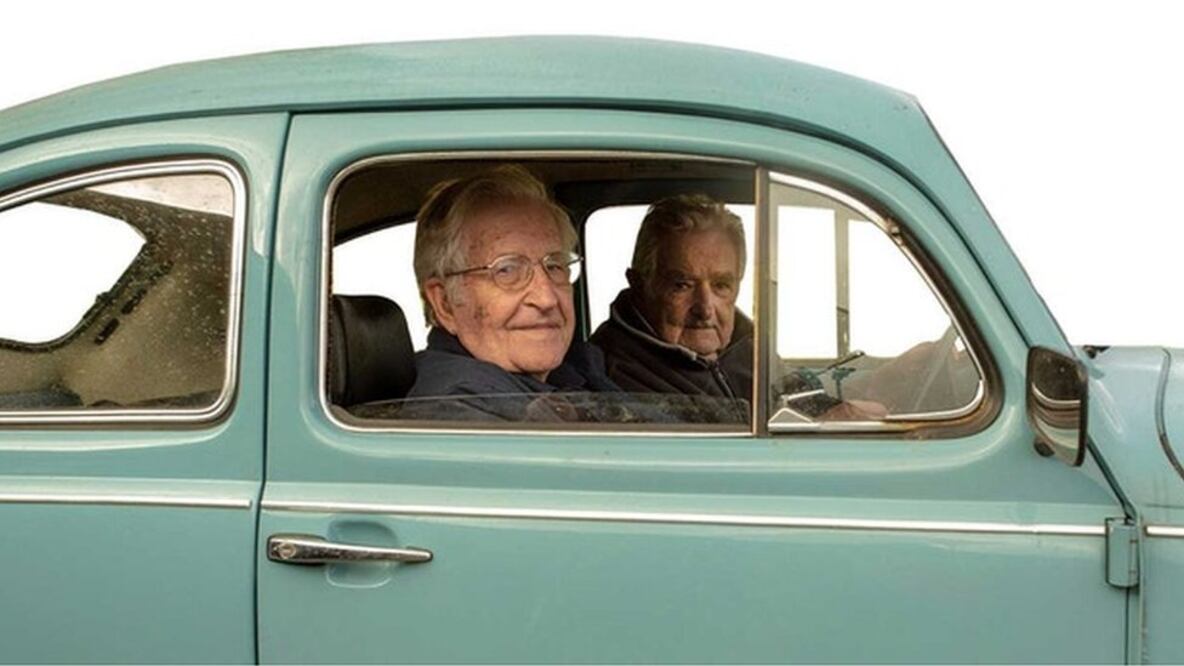 "Chomsky & Mujica" será un documental de 90 minutos sobre un fin de semana de diálogos entre ambas figuras. Foto: "Chomsky & Mujica"