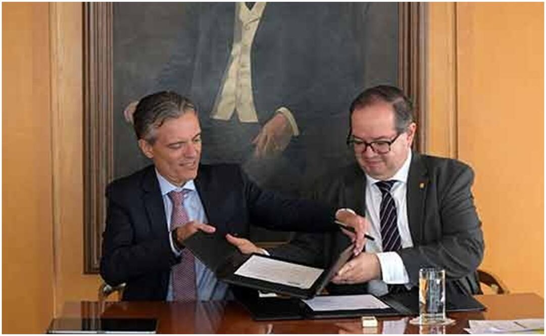 Leonardo-Lomelí y Giovanni-Lepri. Foto: Especial