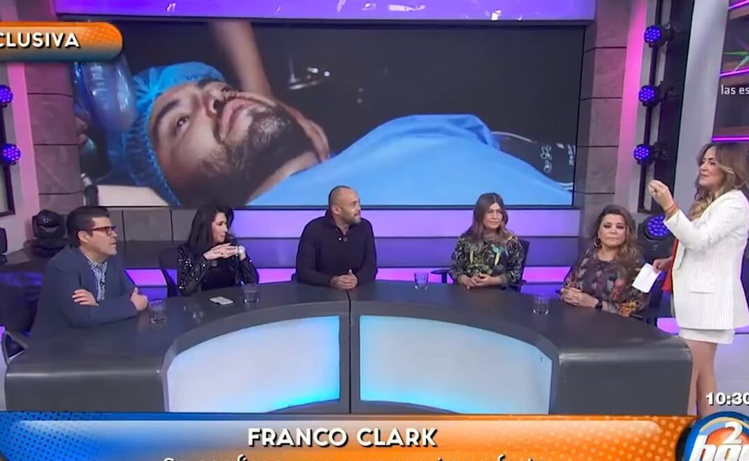 Mauricio Clark, hoy Franco, estuvo tranquilo durante la mesa de debate del programa "Hoy". Foto: Captura