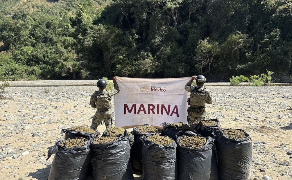 En dos meses Semar asegura 10 toneladas de cocaína en el mar y rescata a 30 personas. Febrero de 2026. Foto: Especial.