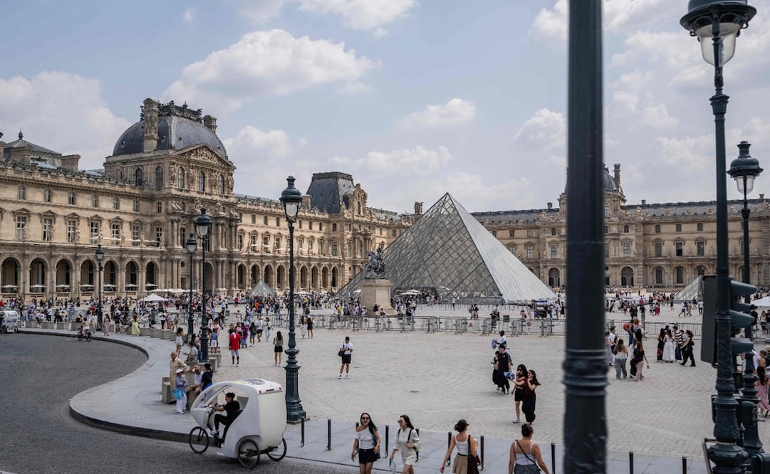 El Louvre es el museo más visitado del mundo. Foto: AFP.