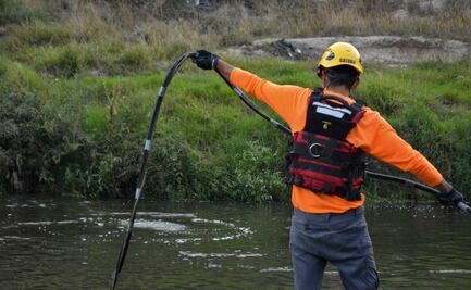 Rescatan cuerpo de menor ahogada en río Pesquería, NL