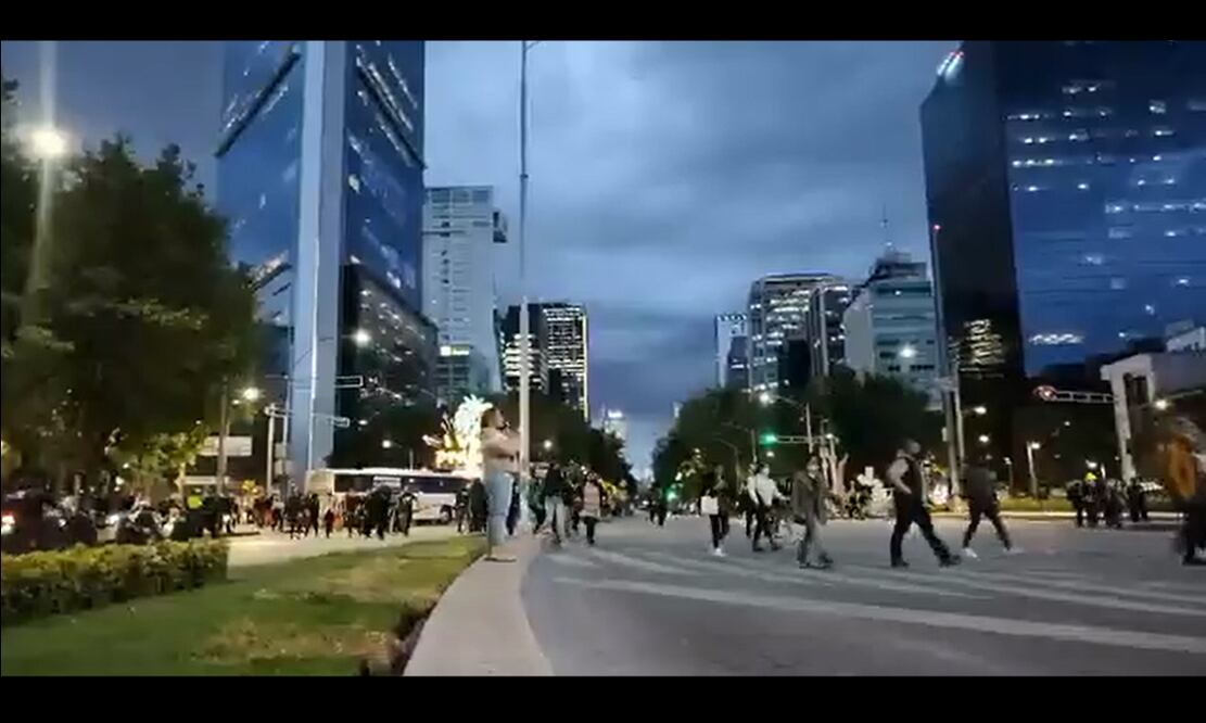 FOTO: tomada de Twitter @OVIALCDMX/ EL UNIVERSAL/