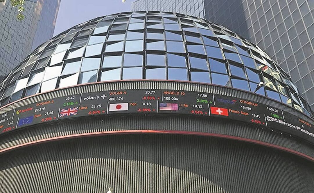 En México, el Índice de Precios y Cotizaciones de la BMV cayó 9% y fue su peor año desde 2018, cuando retrocedió 15.6%. Foto: Archivo/ El Universal