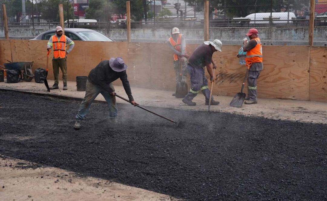 Concluye reparación del socavón sobre Calzada Zaragoza. Foto: Especial.