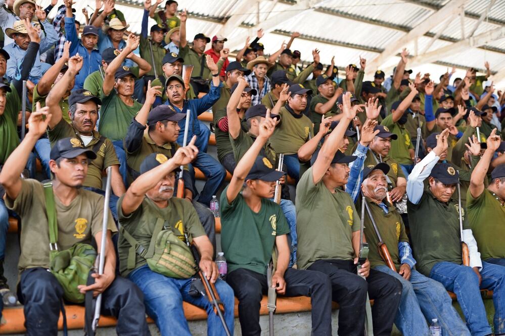 La Policía Comunitaria resaltan que el camino, en 28 años, no ha sido fácil pues enfrentan amenazas y represiones por parte de los gobiernos. Foto: Salvador Cisneros | El Universal