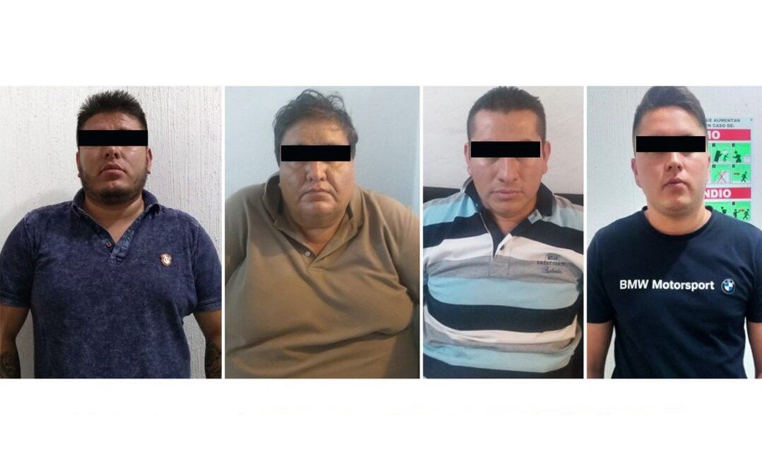 Los sujetos detenidos fueron puestos a disposición de la Fiscalía General de la República / Tomada de Twitter @SSP_Hidalgo · 7min