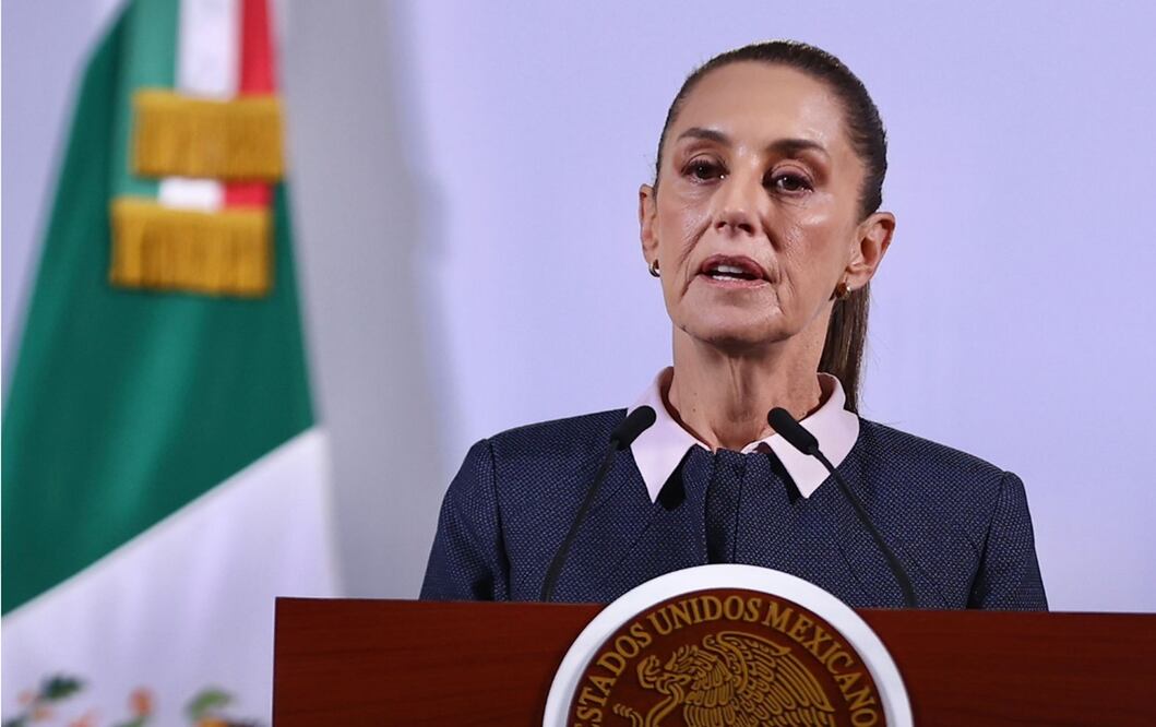 Conferencia mañanera de Claudia Sheinbaum del 26 de noviembre, desde Palacio Nacional. Foto: Berenice Fregoso|EL UNIVERSAL