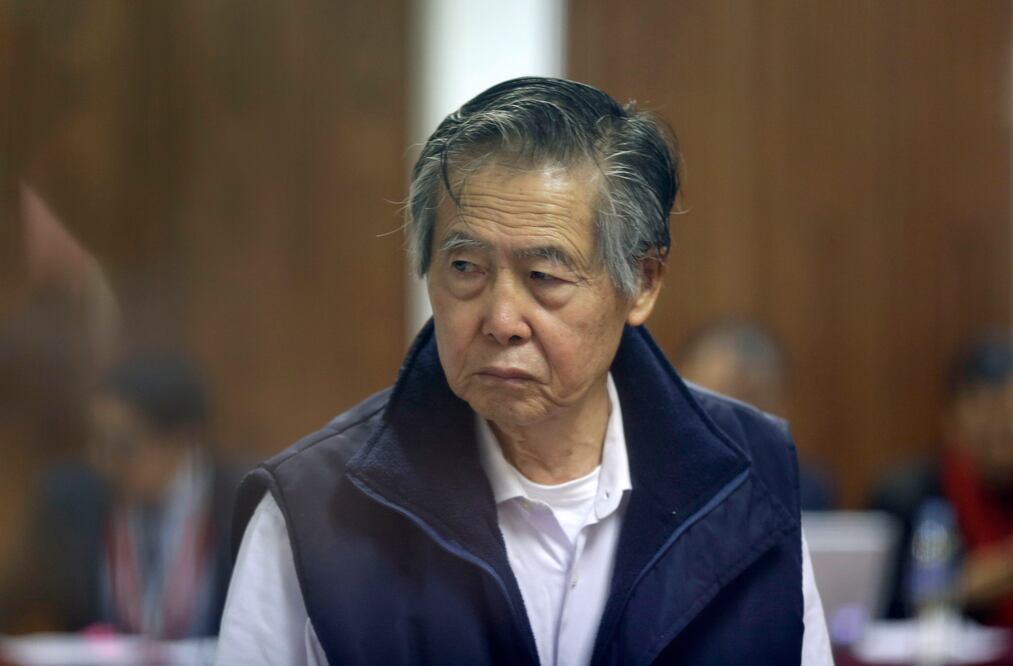 El ex presidente peruano Alberto Fujimori (Foto: AP/Archivo)