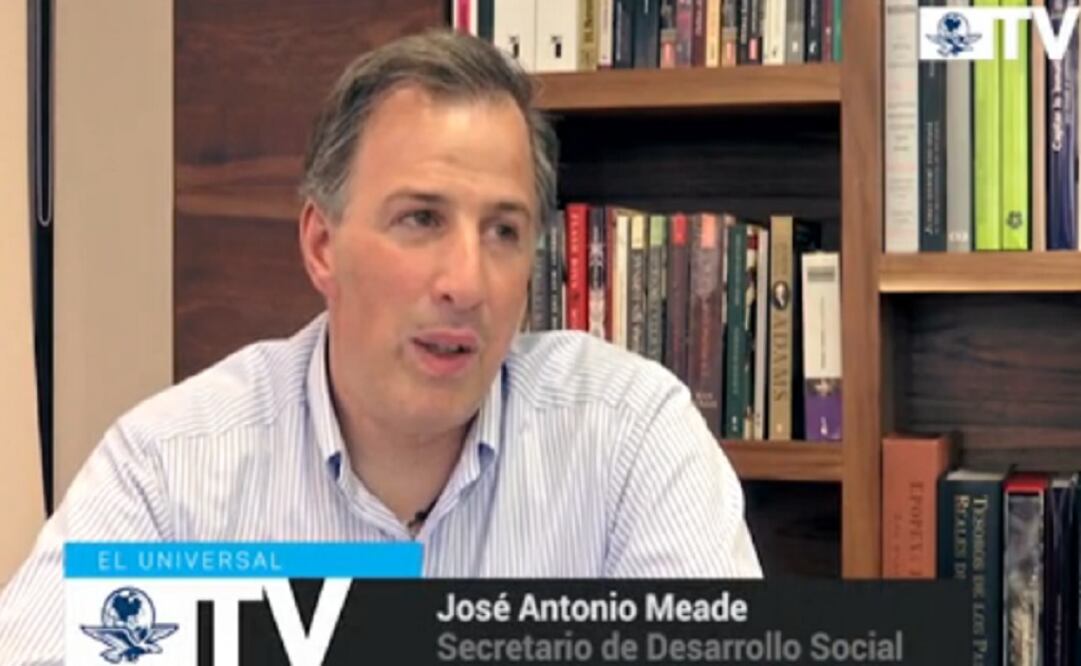 José Antonio Meade was named Minister of Social Development last week. (Photo: screen grab from El Universal TV) 