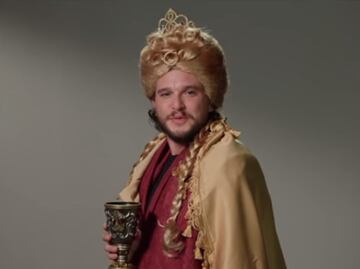 Kit Harington imita así a personajes de "Game of Thrones"