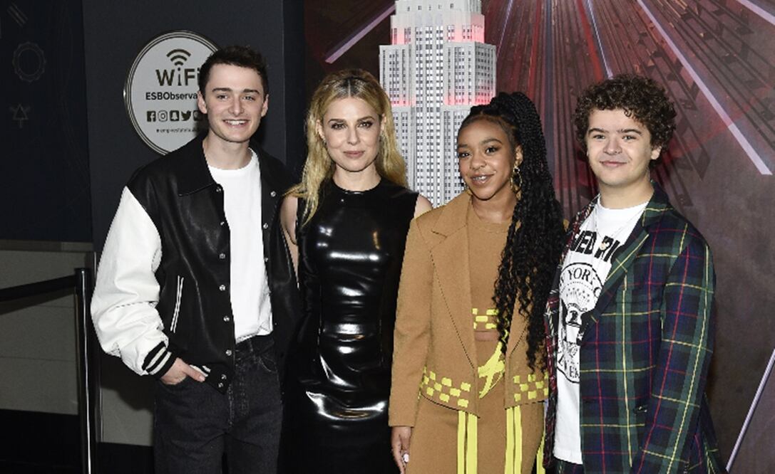 Actores de la serie Stranger Things. Foto: AP/Evan Agostini