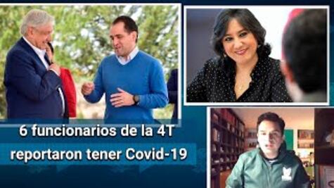 Funcionarios de la 4T que han dado positivo a Covid-19
