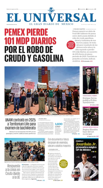 Portada impresa del 4 de agosto del 2026