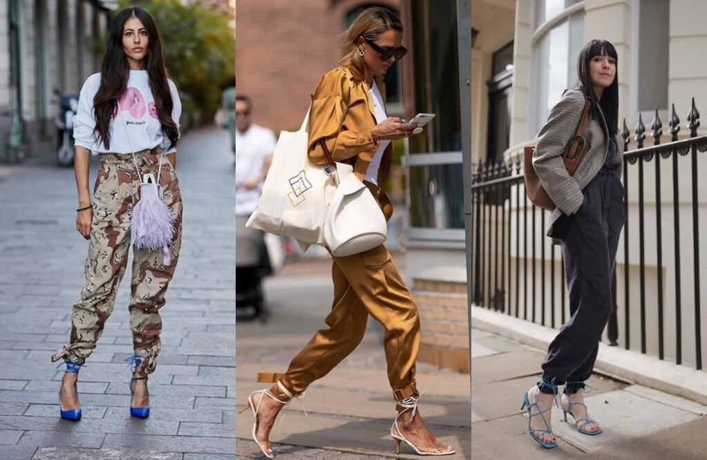 Da un giro interesante a tu look con esta nueva forma de utilizar tus sandalias de tiras Foto: Instagram