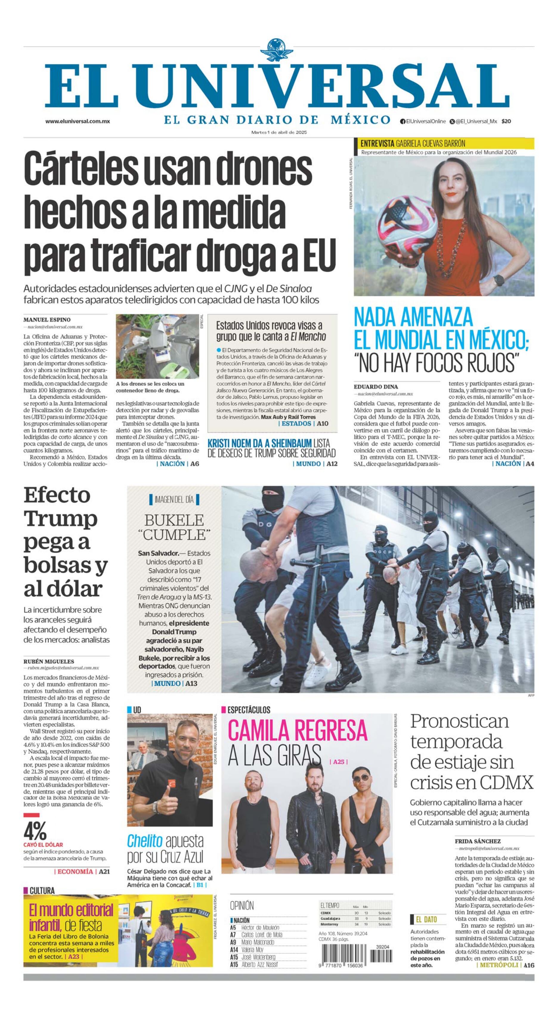 Portada impresa