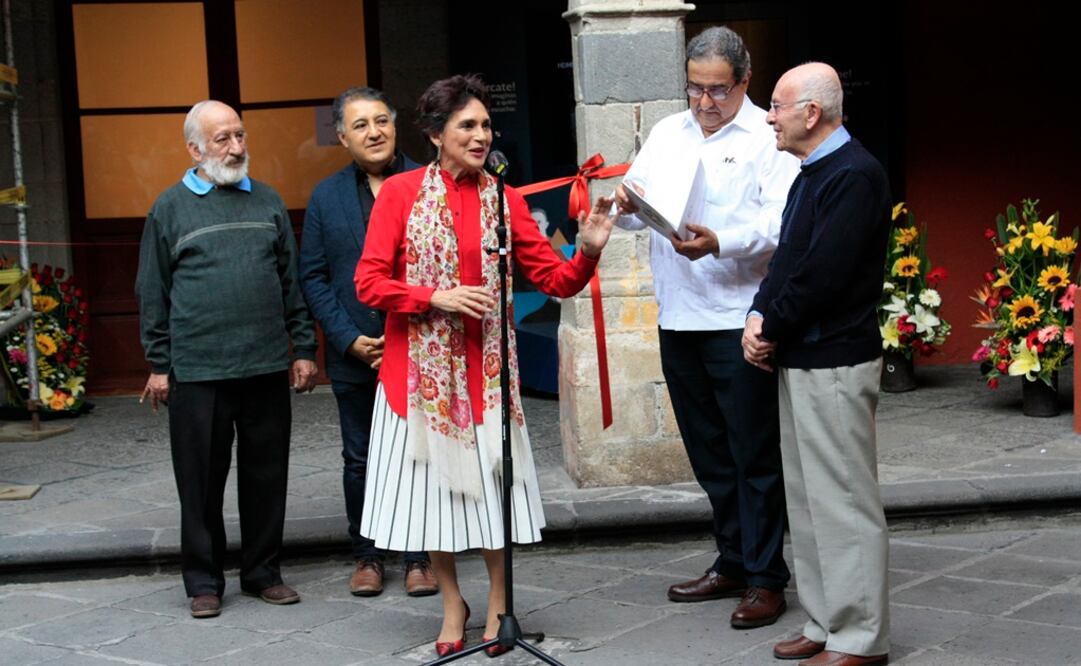 Ofelia Medina, Restrepo, Froylan López Narváez, Velázquez y Pável Granados. Foto: Cortesía Fonoteca Nacional