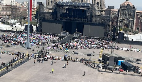 Fans ya esperan a Shakira en el Zócalo; autoridades llaman a llegar con tiempo y mantenerse hidratados