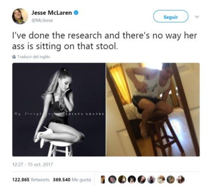 Foto de Ariana Grande da de qué hablar 