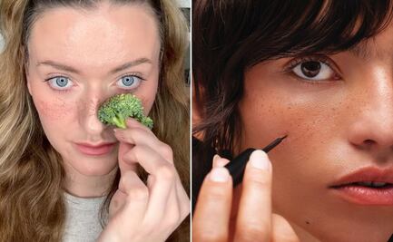 Broccoli freckles: la nueva tendencia de dibujar pecas con brócoli
