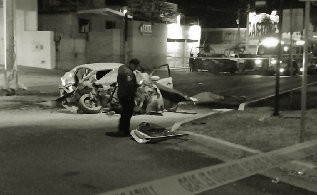 Una pareja fue perseguida por dos jóvenes en una motocicleta, por lo que el conductor murió a causa de las heridas y su acompañante resultó herida. Foto: Cortesía