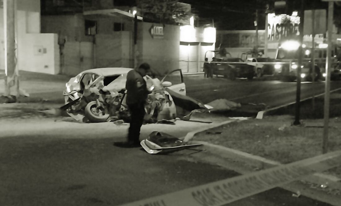 Una pareja fue perseguida por dos jóvenes en una motocicleta, por lo que el conductor murió a causa de las heridas y su acompañante resultó herida. Foto: Cortesía