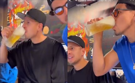 El 'Piojo' Alvarado y Érick Gutiérrez beben cerveza y son reventados por aficionados de Chivas; "Son borrachos profesionales"