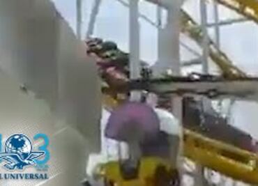 Captan momento exacto del accidente en Feria de Chapultepec