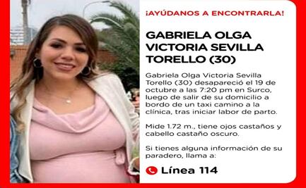 Mujer que desapareció cuando iba a dar a luz es hallada sin su bebé en Perú