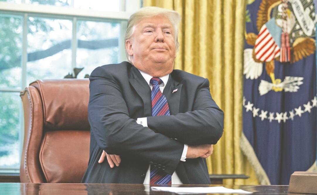 El presidente Donald Trump había rechazado hasta ayer la publicación de un comunicado para homenajear a McCain. (EVAN VUCCI. AP)