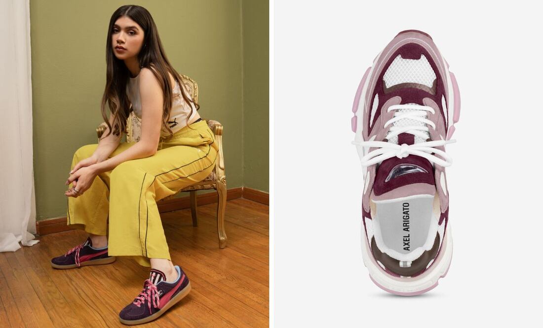 Eloisa Os luce los tenis Palermo. Foto: Puma y Axel Arigato