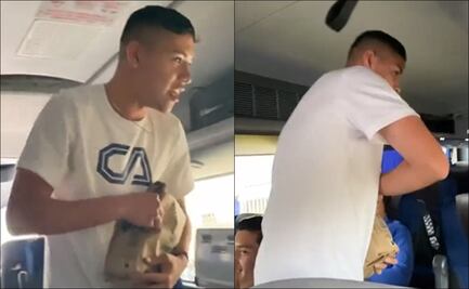 VIDEO: Emilio Lara y su imitación de vendedor en el autobús del América