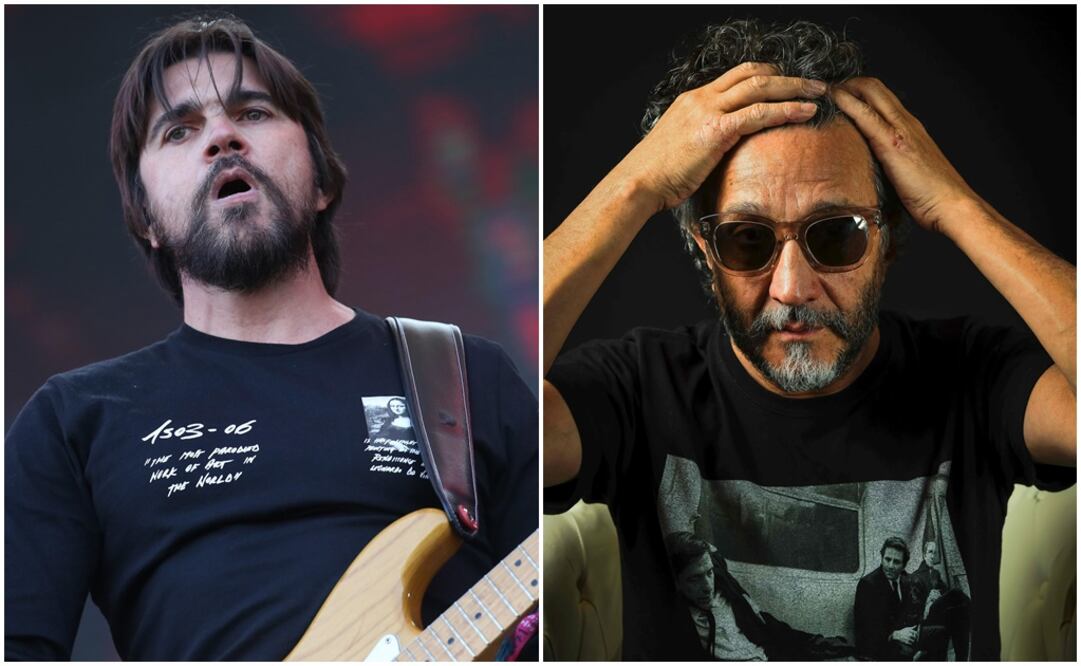 Juanes y Fito Páez. Fotos: EFE y AFP