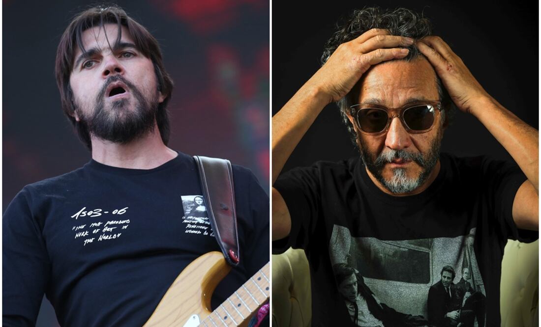 Juanes y Fito Páez. Fotos: EFE y AFP