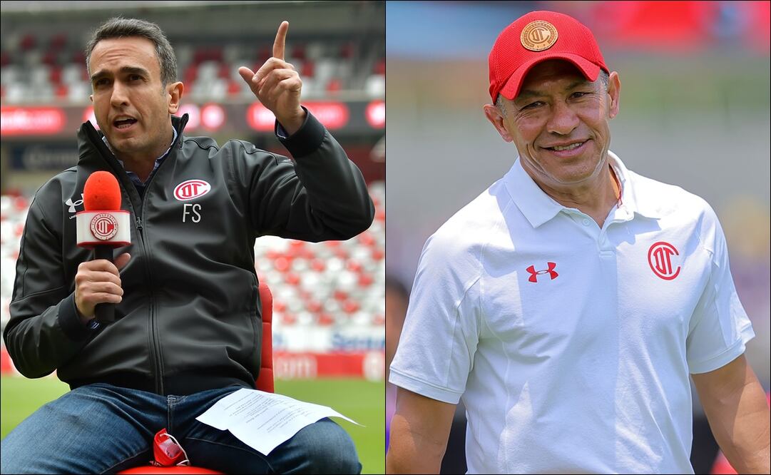 El presidente de Toluca, Francisco Suinaga, ratificó a Nacho Ambriz como entrenador / FOTO: ESPECIAL