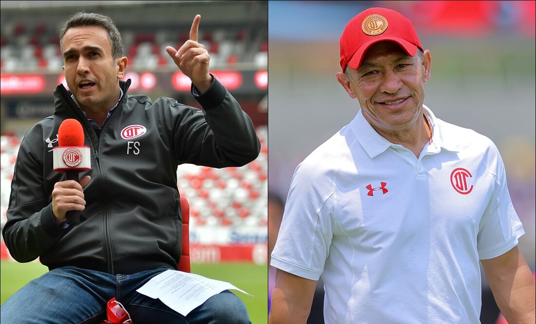 El presidente de Toluca, Francisco Suinaga, ratificó a Nacho Ambriz como entrenador / FOTO: ESPECIAL