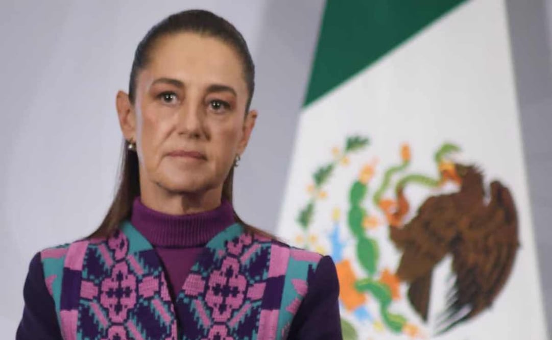 La presidenta Claudia Sheinbaum durante la mañanera del 3 de diciembre del 2025. Foto: Luis Camacho / EL UNIVERSAL