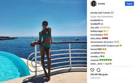 Emily Ratajkowski muestra su lado más sensual en Cannes