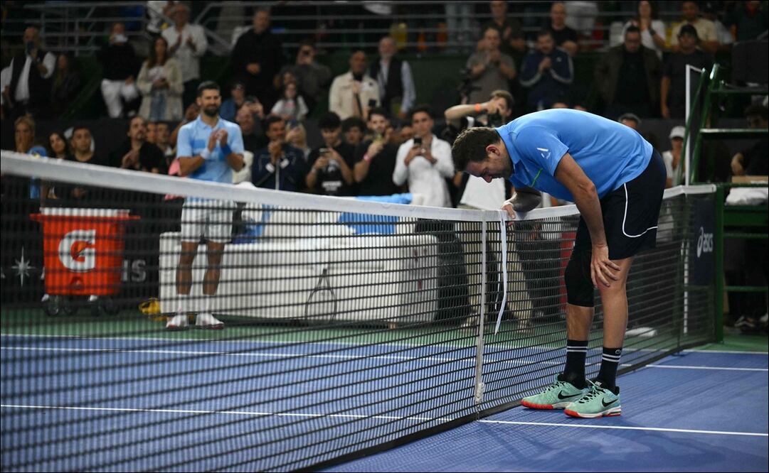 Juan Martín Del Potro jugó su último partido con Novak Djokovic / Foto: AFP