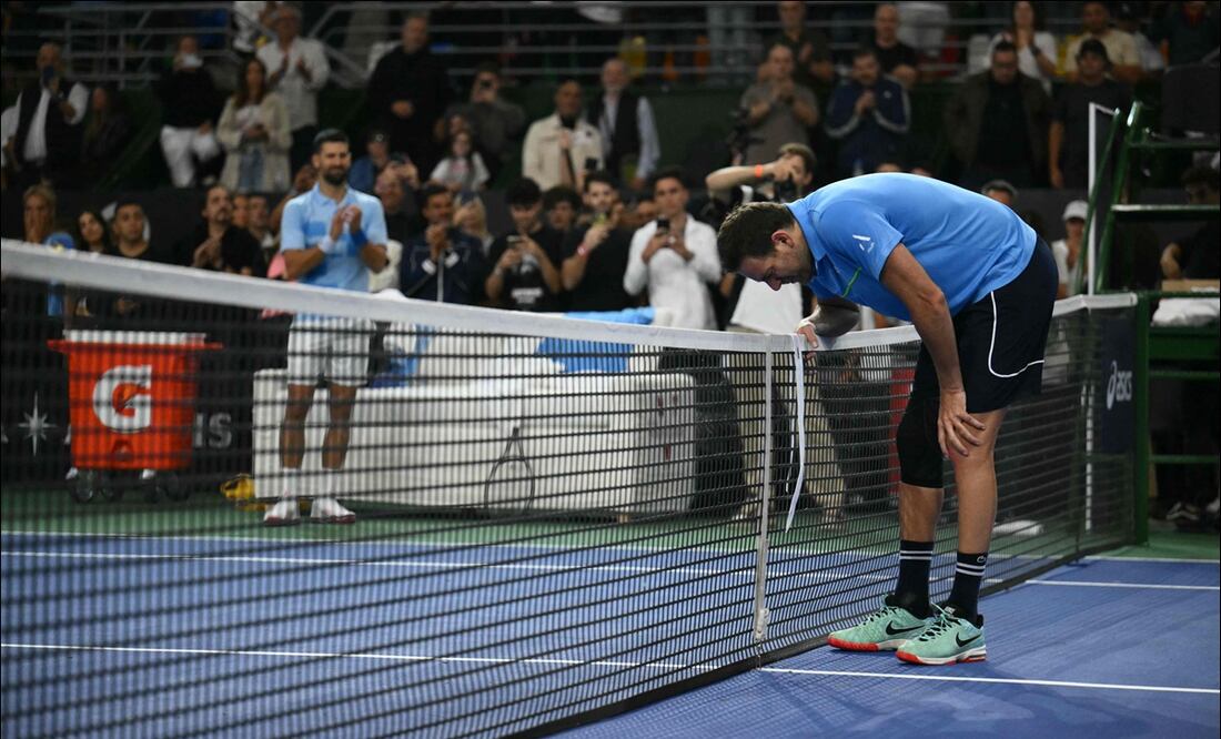 Juan Martín Del Potro jugó su último partido con Novak Djokovic / Foto: AFP