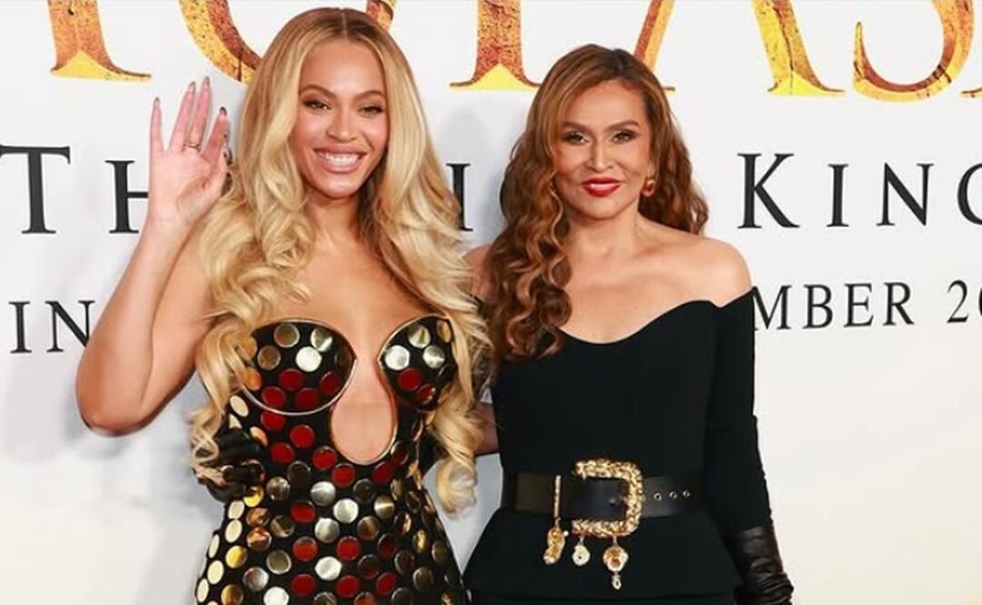 Beyoncé y su madre Tina Knowles en la premier de "Mufasa". Foto: Vía instagram oficial de Tina Knowles.